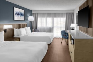 Premium bedding, pillowtop beds, in-room safe, blackout drapes