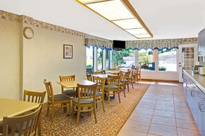 Free daily on-the-go breakfast 