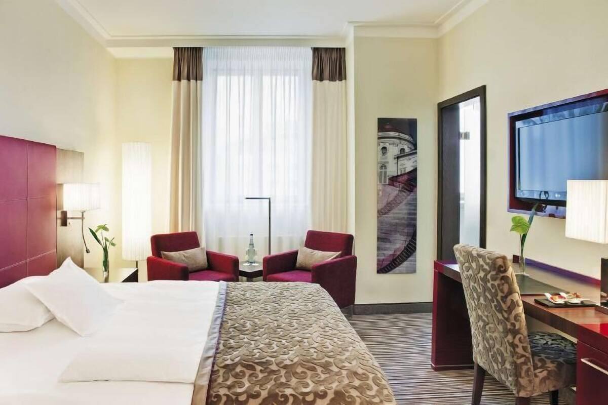 Ropa de cama de alta calidad y minibar