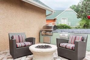 Blick von der Unterkunft