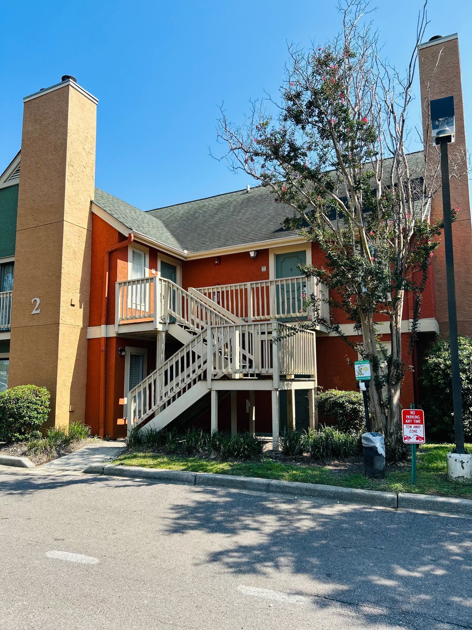 Majoituspaikan julkisivu