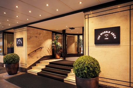 Property entrance. The Marble Arch Hotel, by Thistle