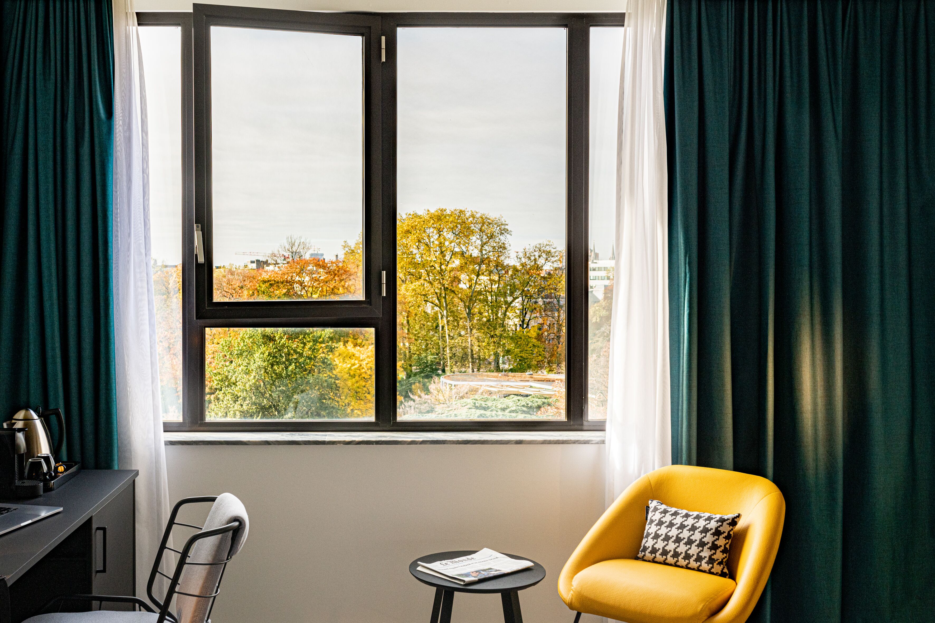 superior room, 1 king bed with sofa bed | view from room