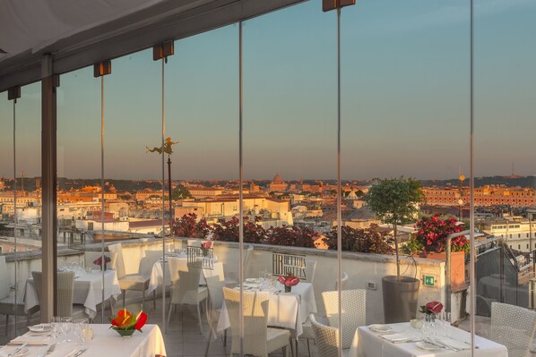 Terrace/patio - Bettoja Hotel Mediterraneo (Rome)