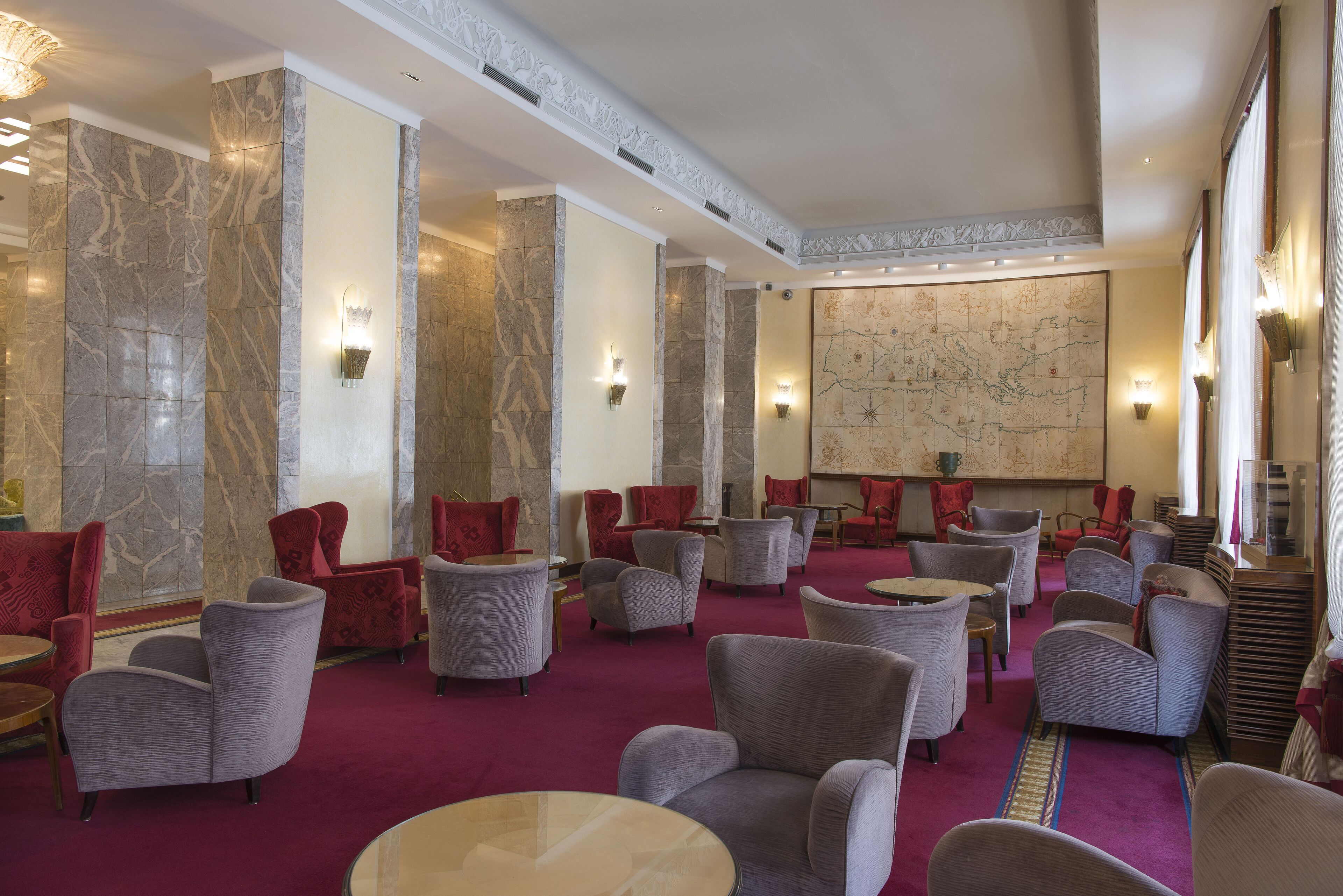 Sittområde i lobbyn