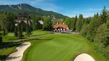 Enjoy a round of golf surrounded by well-maintained greens and scenic views.