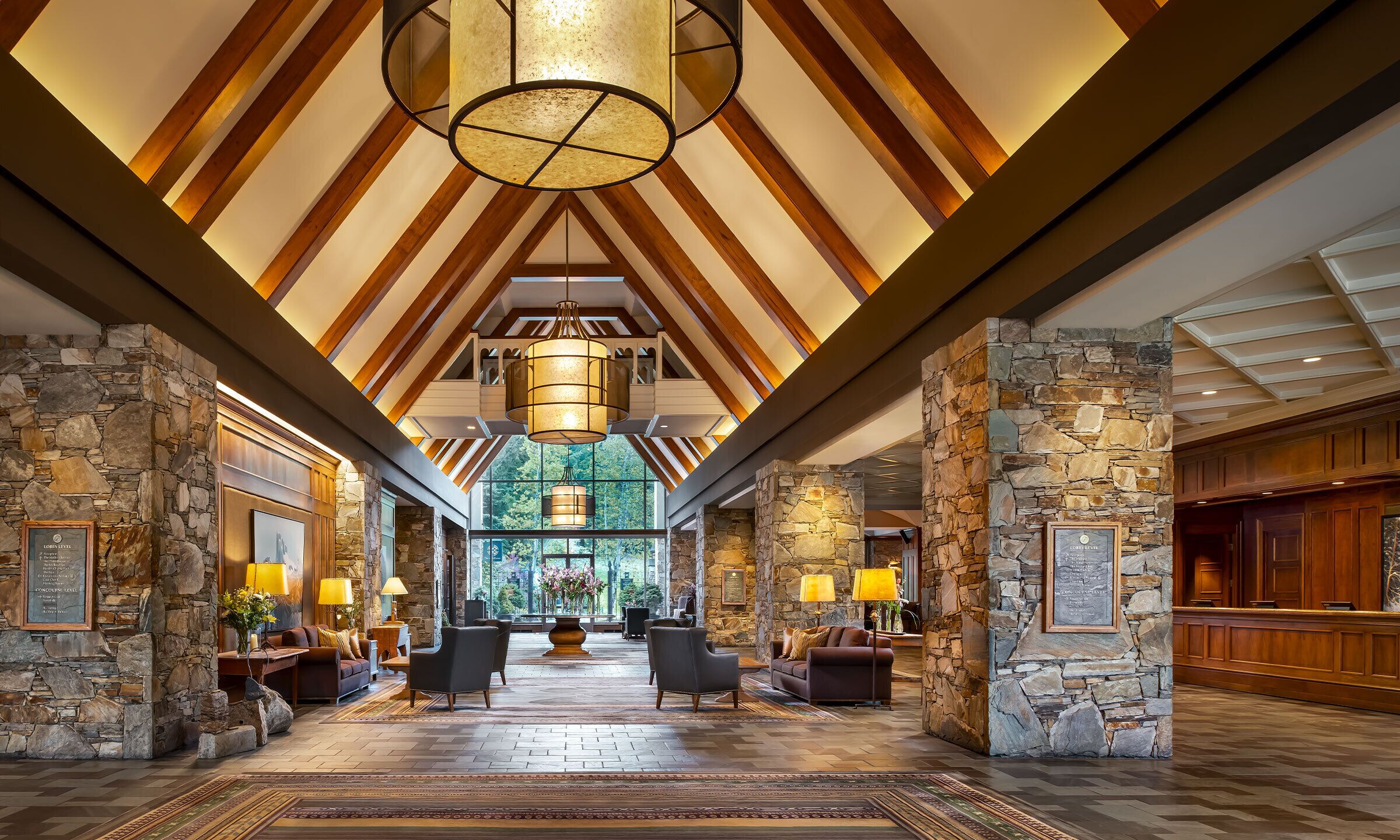 Lobby sitting area