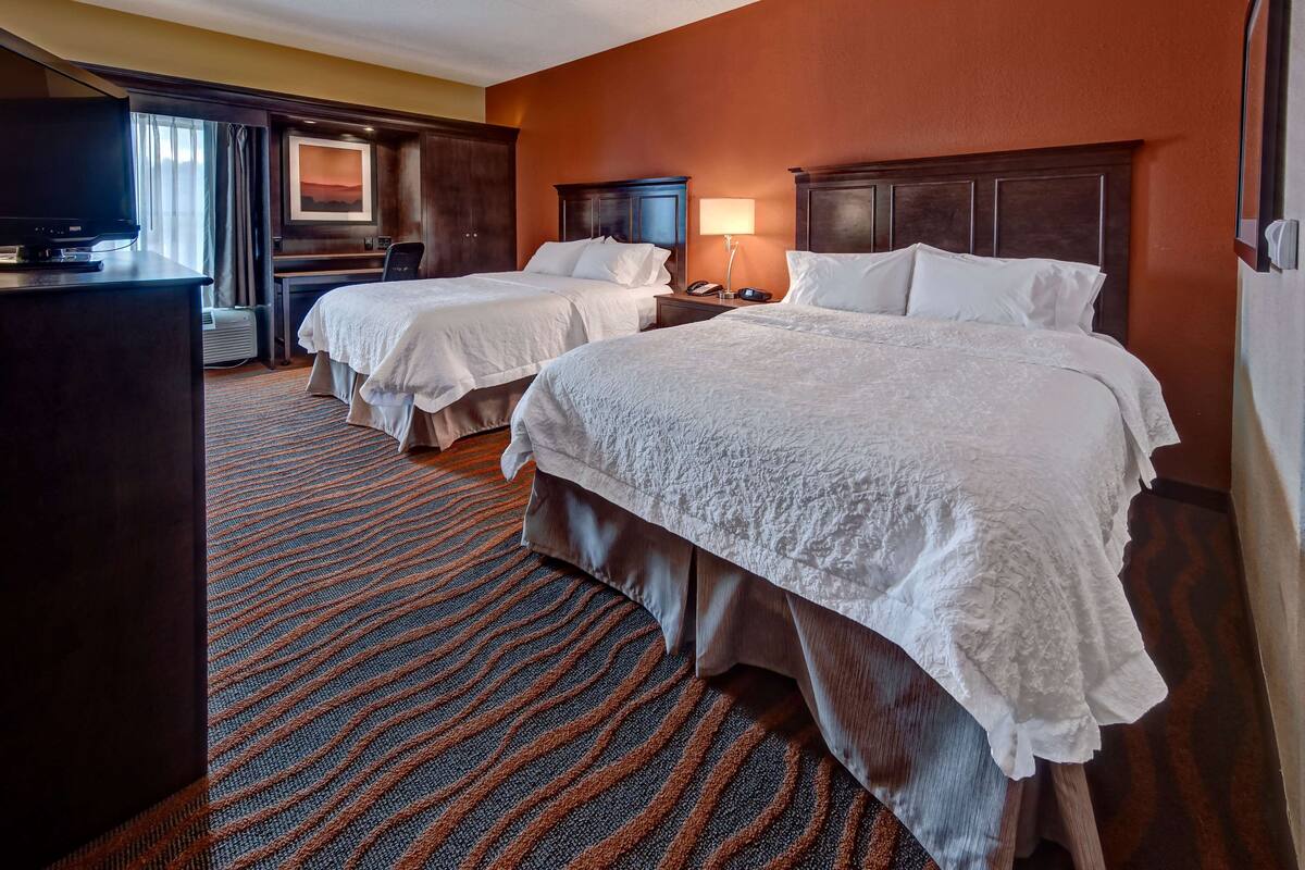 room, 2 queen beds, accessible, non smoking | hypo-allergenic bedding, in-room safe, iron/ironing board, free wifi