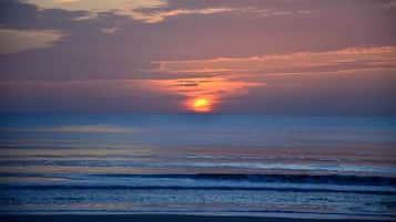 Vista a la playa o el mar