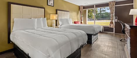 Blackout drapes, soundproofing, iron/ironing board, free WiFi
