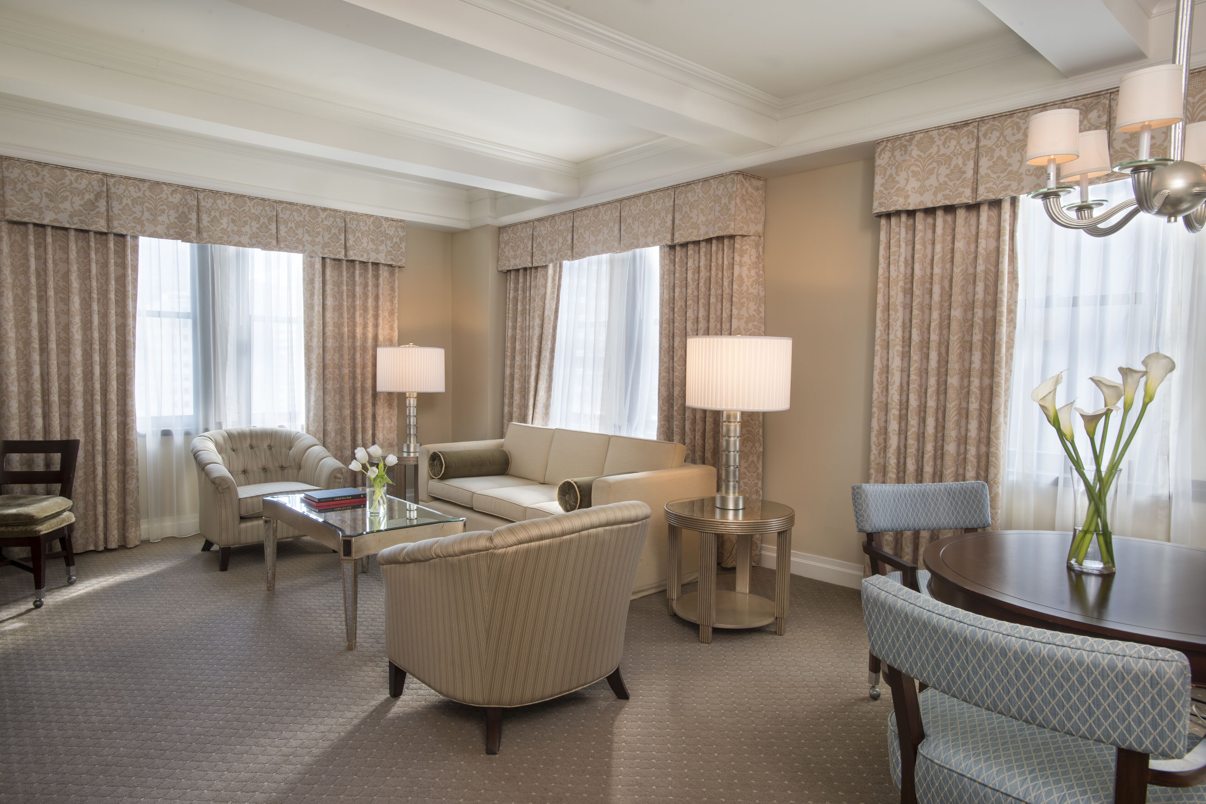 Flat-screen TV, pay movies