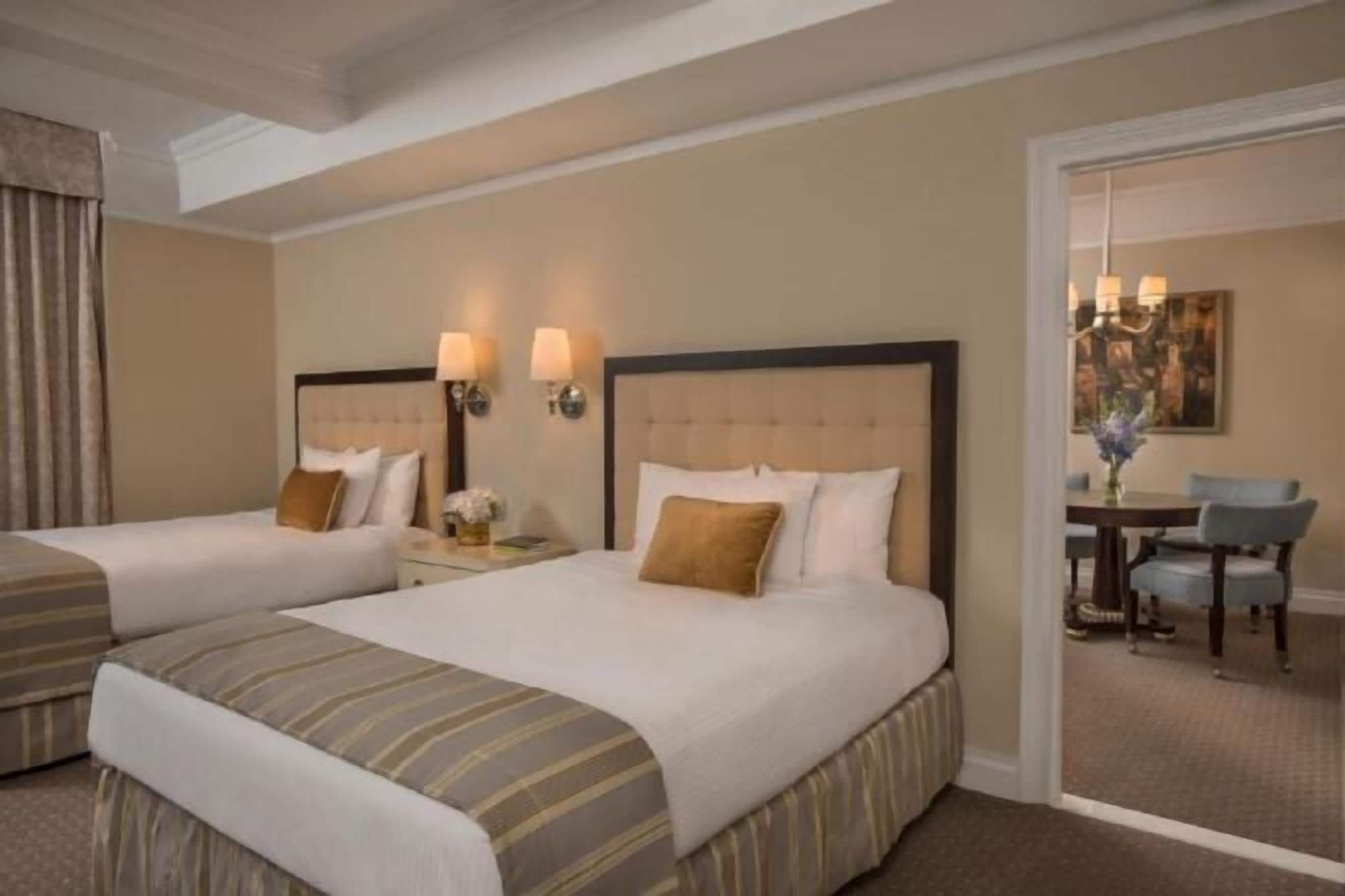 Premium bedding, down comforters, in-room safe, desk