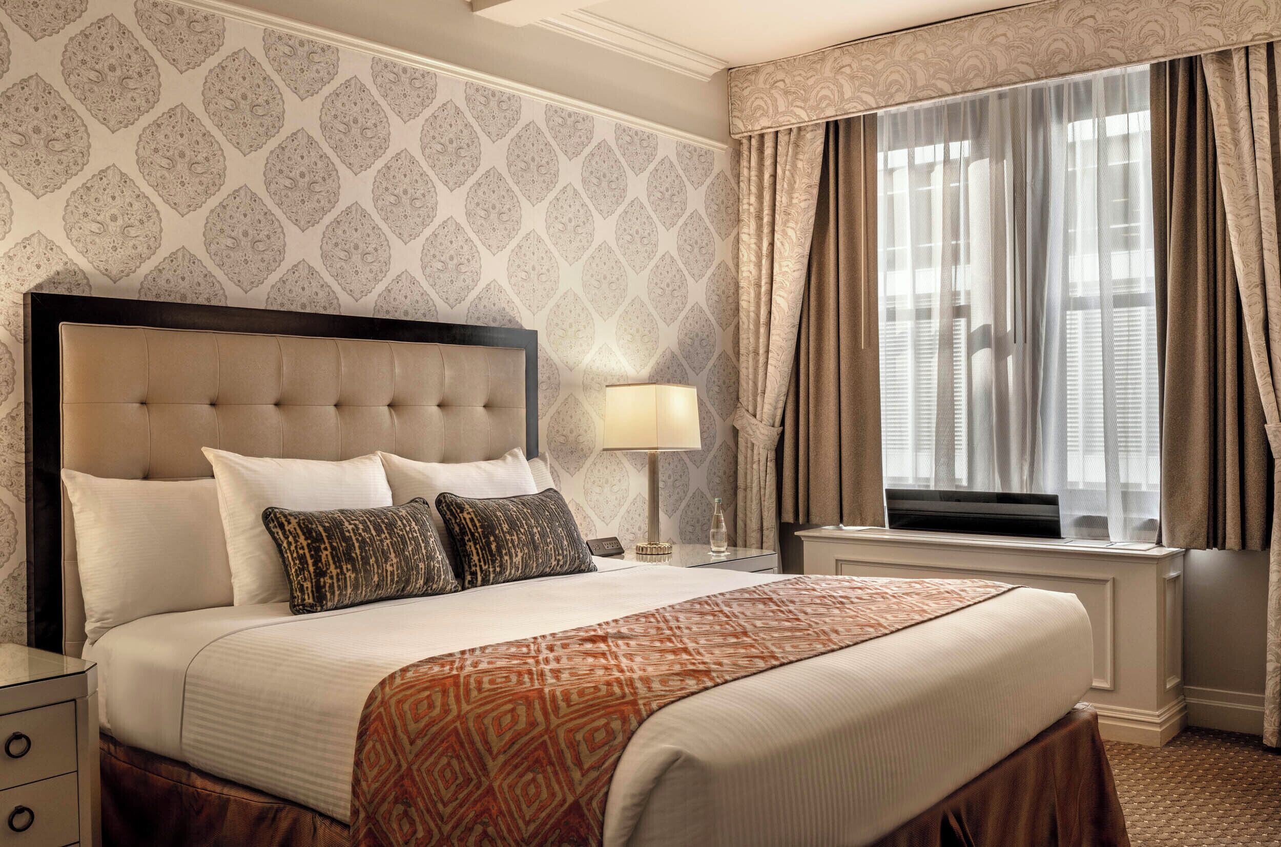 Premium bedding, down duvets, in-room safe, desk