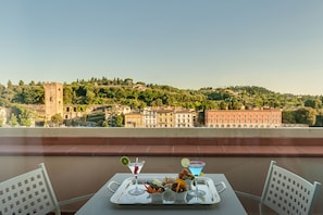 Deluxe Room, Balcony | Balcony view - Plaza Hotel Lucchesi (Florence)