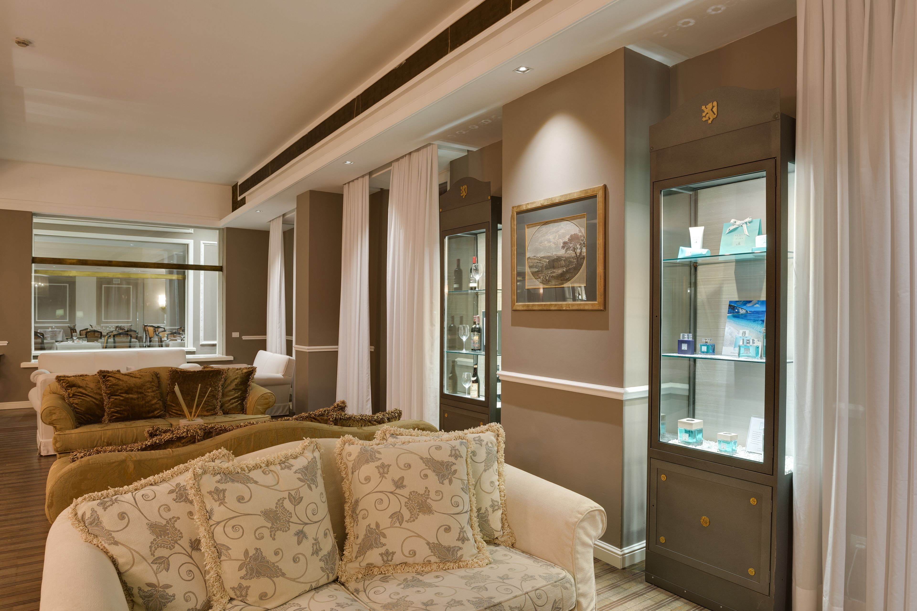 Sala de estar en el lobby