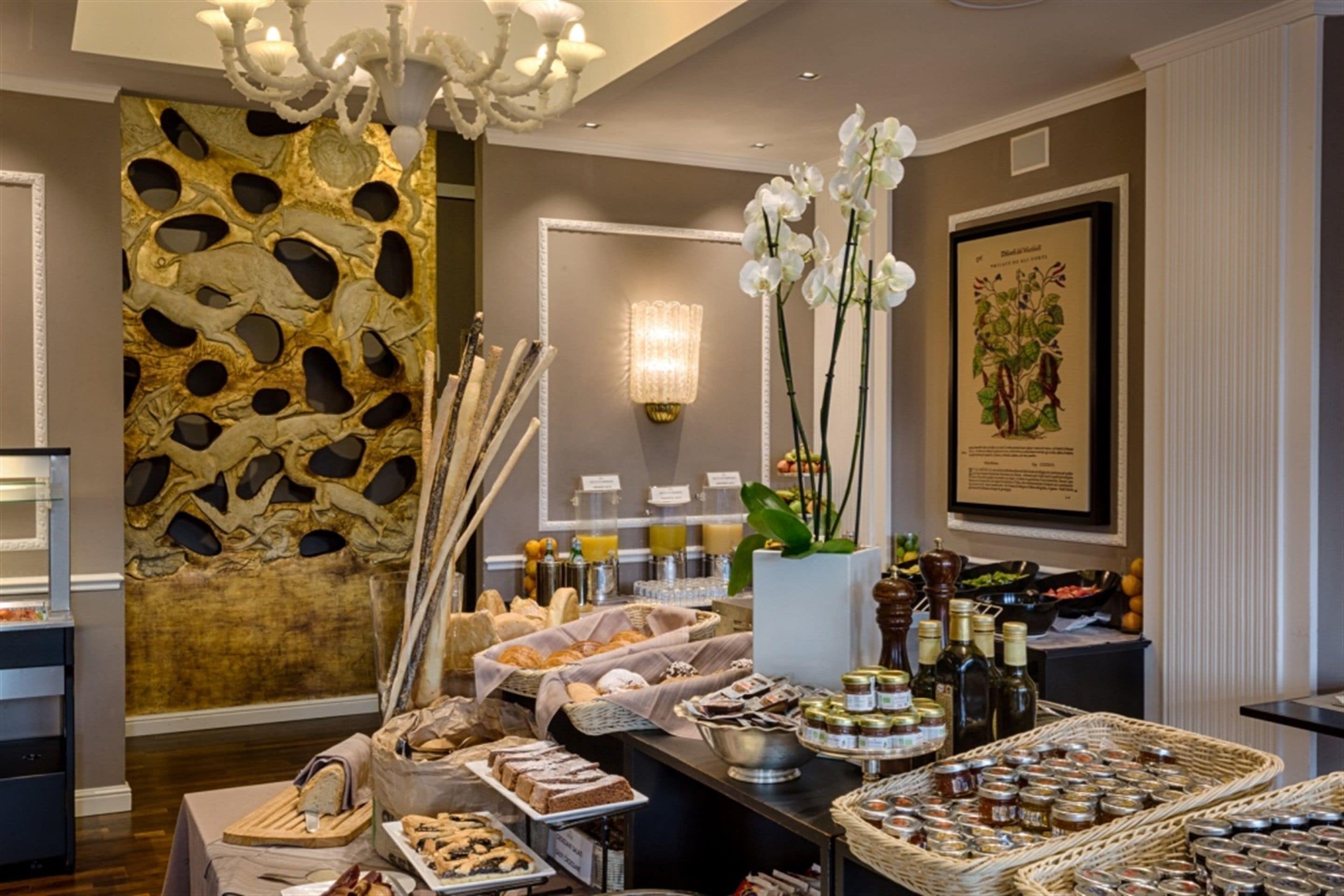 daily buffet breakfast (eur 18 per person)