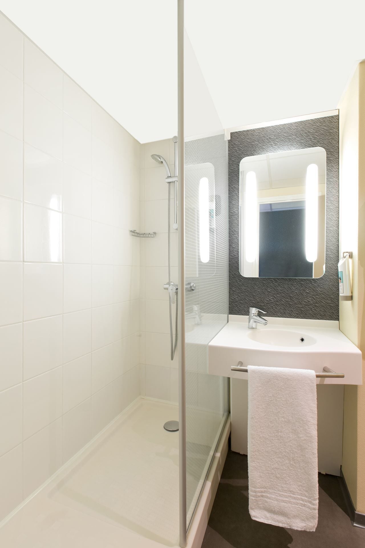 Eco-friendly toiletries, hair dryer, towels