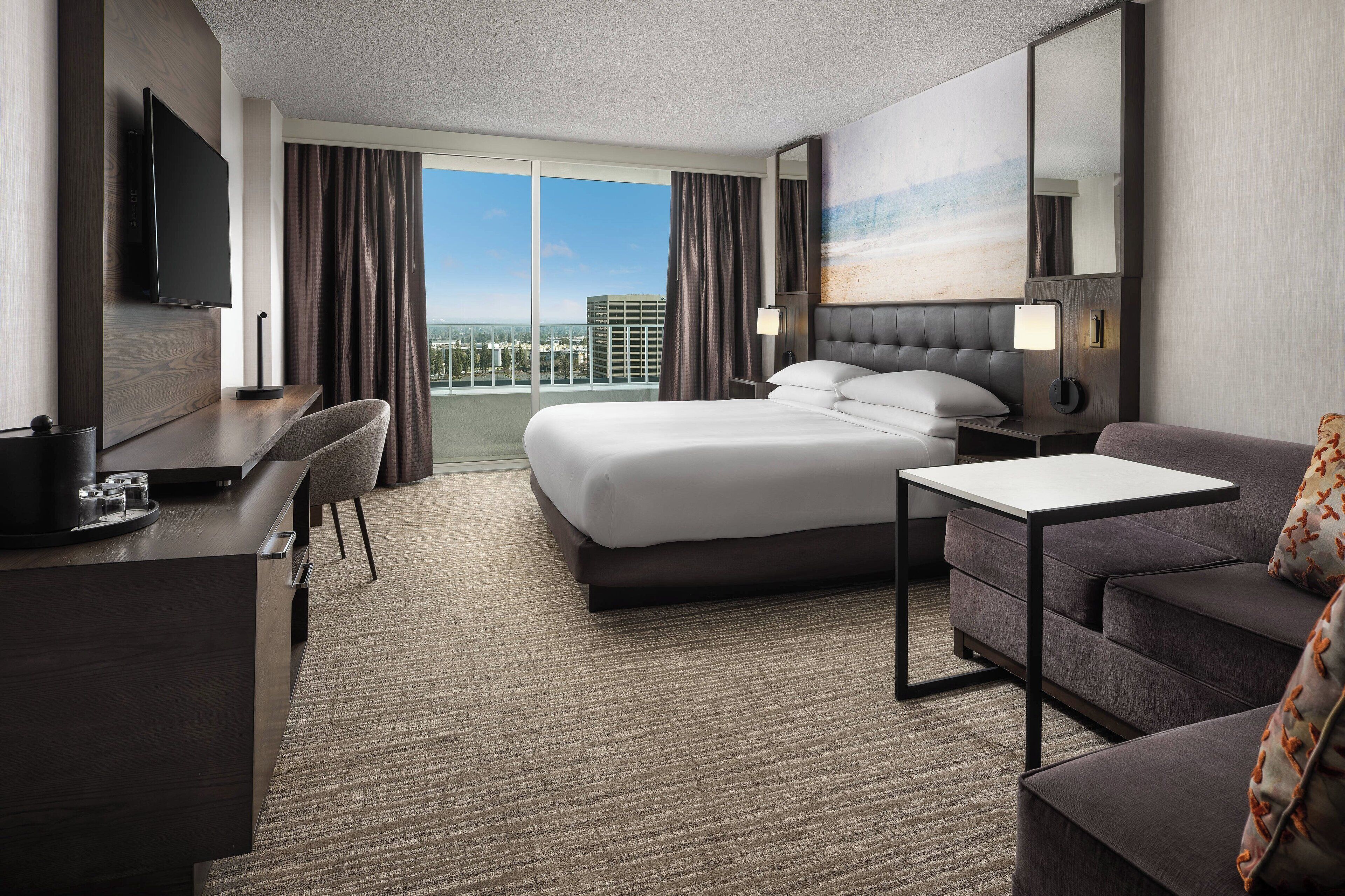 premier room, 1 king bed, non smoking, balcony | premium bedding, down duvets, desk, laptop workspace