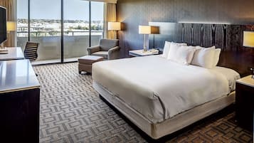 Hypo-allergenic bedding, down comforters, pillowtop beds, in-room safe