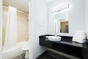 Eco-friendly toiletries, towels