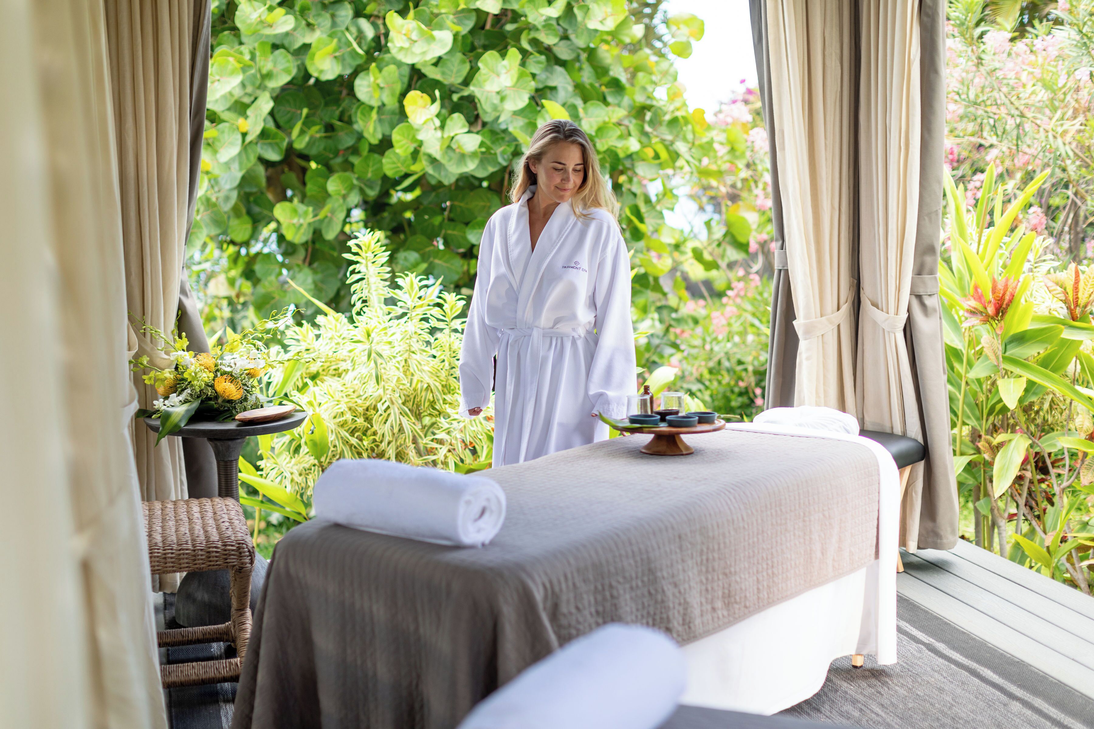 Behandlingsrom for par, badstue, dampbad, kroppsbehandlinger og gytjebad