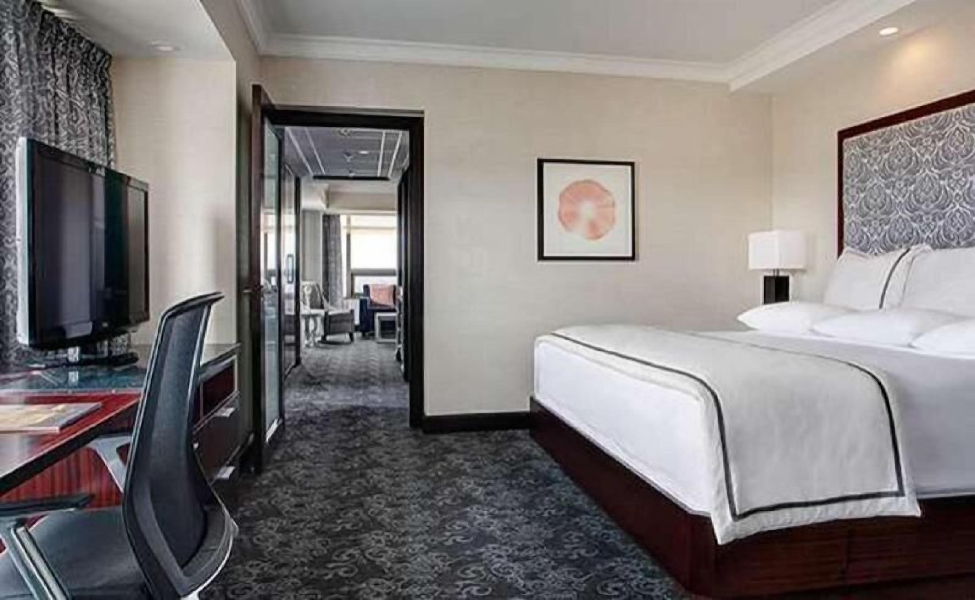Premium bedding, pillowtop beds, in-room safe, desk