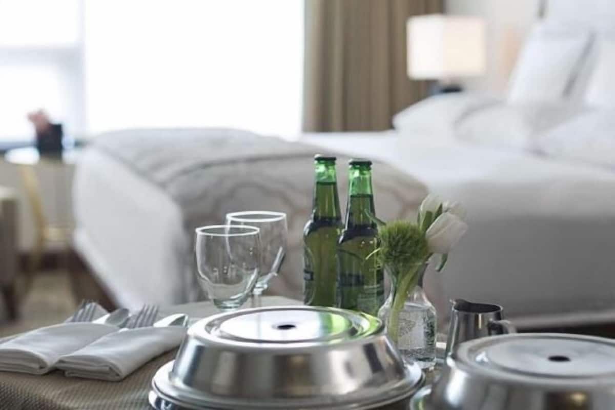 1 quarto, roupas de cama premium, camas com colchões pillow-top