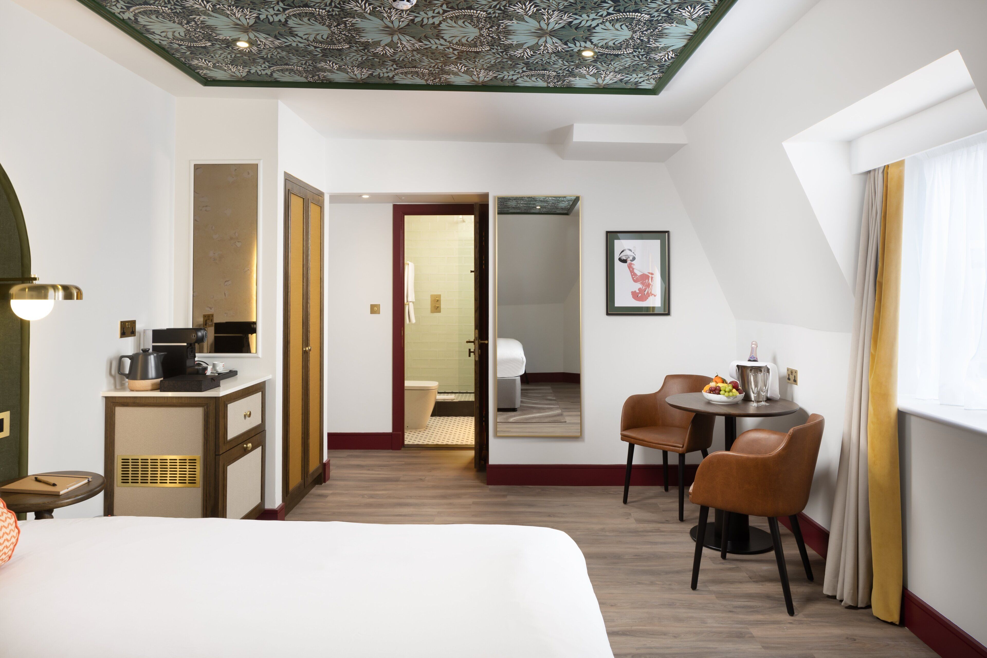 Grand Room, 2 Double Beds (Welbeck Street View) | Minibar, in-room safe, desk, laptop workspace