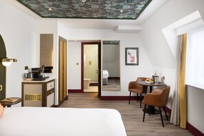 Grand Room, 2 Double Beds (Welbeck Street View) | Minibar, in-room safe, desk, laptop workspace - The Welbeck Hotel, by IHG (London)