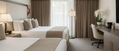 Pillowtop beds, in-room safe, desk, laptop workspace