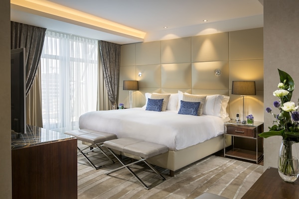 Executive Suite | Cadar kapas Mesir, peralatan tempat tidur premium, gebar bulu kapas