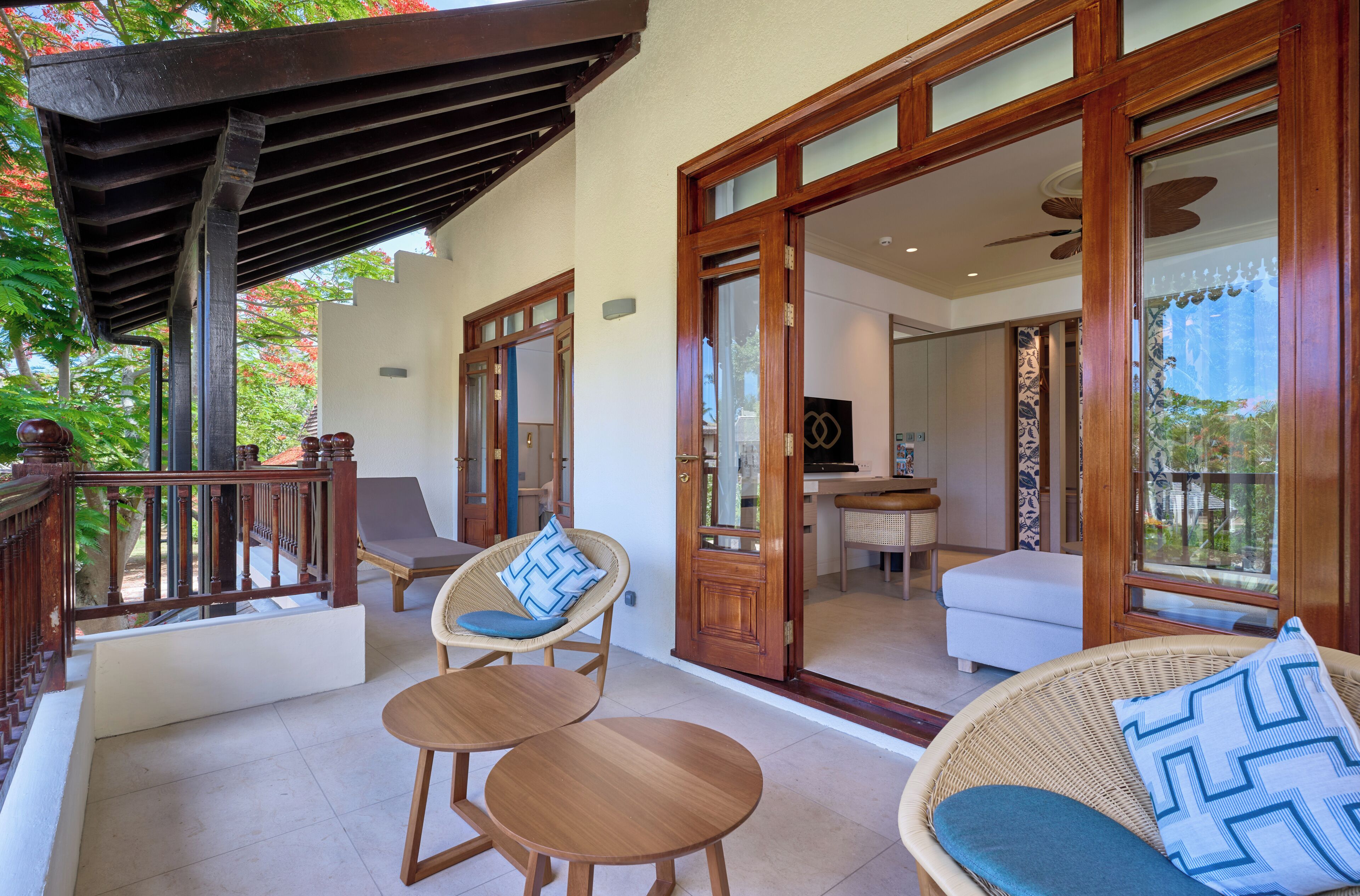 Suite, 1 King-Bett, Balkon, Gartenblick (Prestige) | Ausblick vom Zimmer