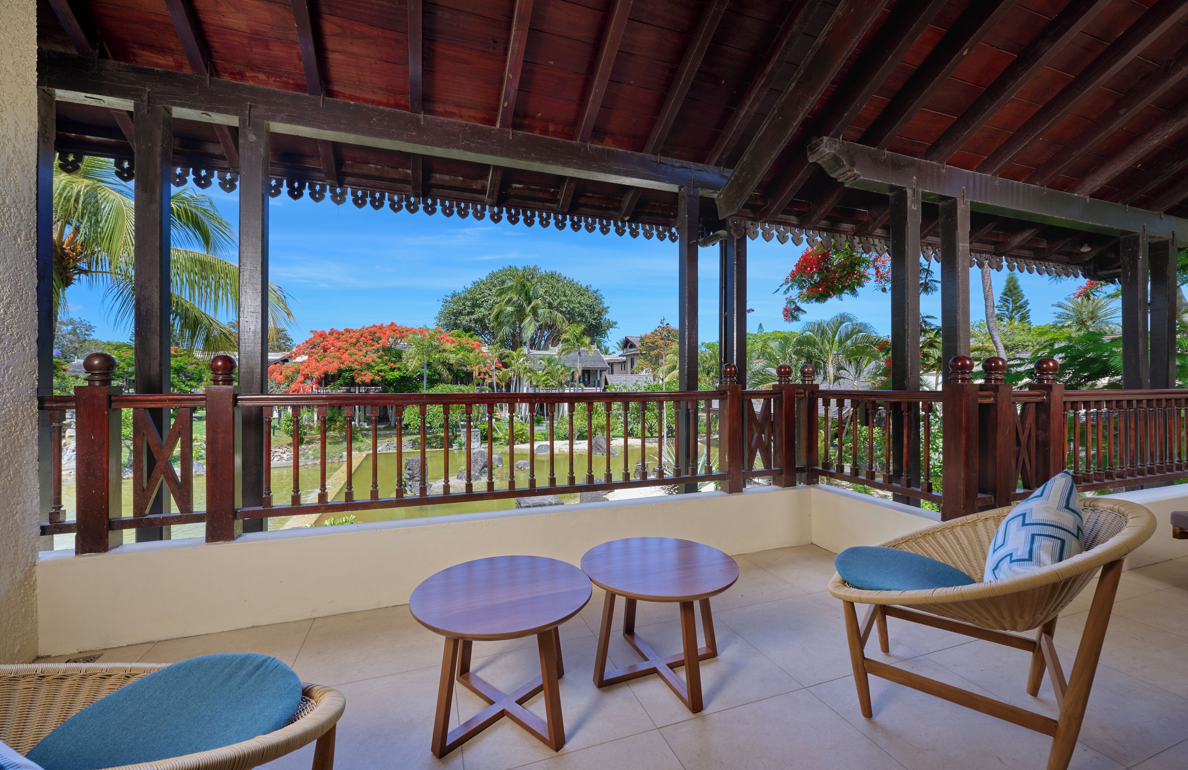 Suíte, 1 cama King, sacada, vista para o jardim (Prestige) | Vista do quarto