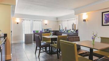 Free daily self-service breakfast