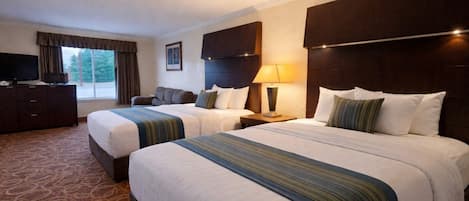 Suite, 2 Queen Beds, Non Smoking | In-room safe, desk, iron/ironing board, free WiFi