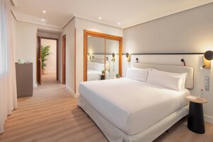 Junior Suite, Terrace | Down duvets, minibar, in-room safe, desk