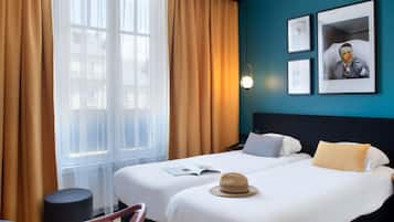 In-room safe, desk, blackout curtains, soundproofing