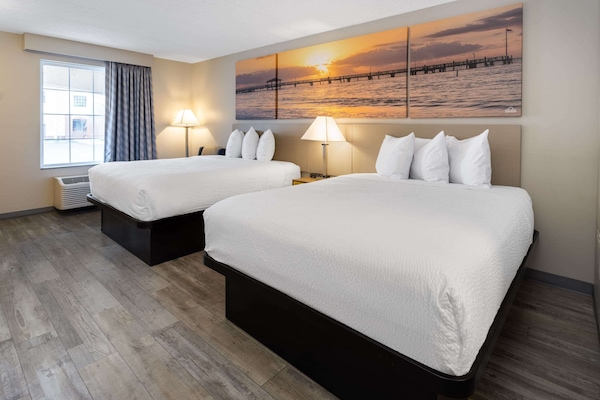 Standard Room, 2 Queen Beds | In-room safe, desk, cribs (free), WiFi