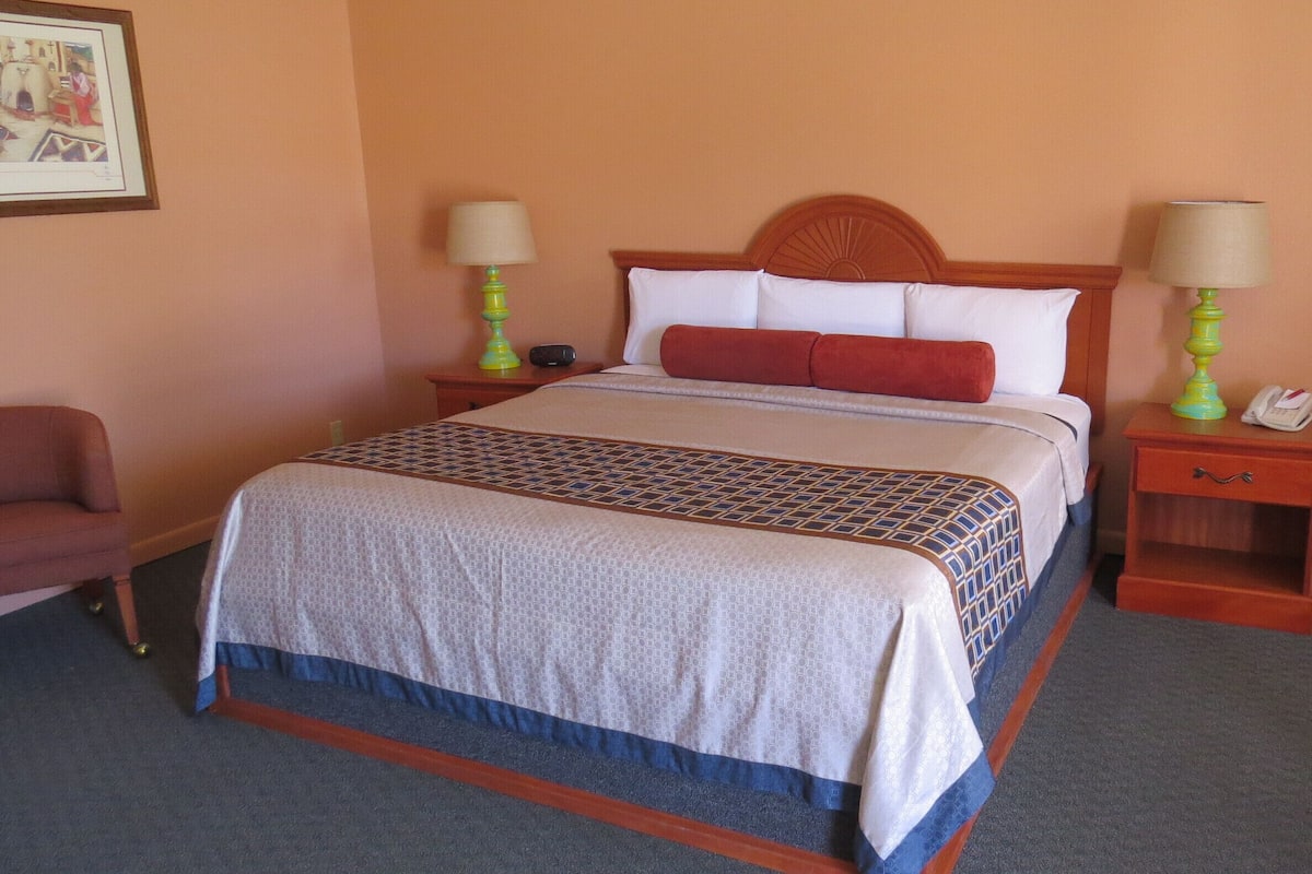 Blackout drapes, soundproofing, iron/ironing board, free WiFi