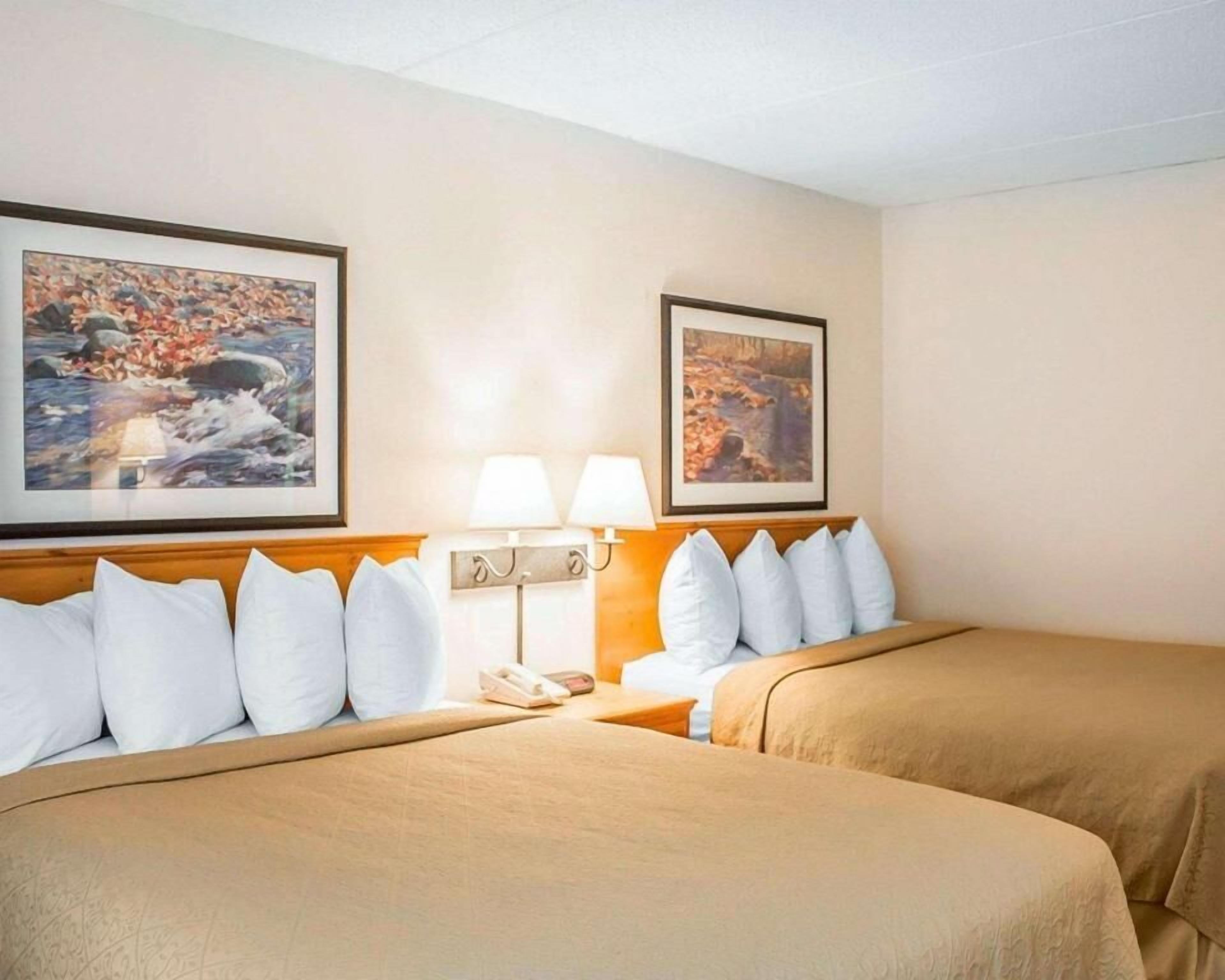Premium bedding, pillow-top beds, individually decorated