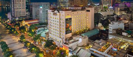 Façade de l’hébergement