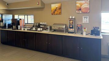 Free buffet breakfast