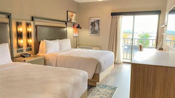 Premium bedding, down duvets, pillow-top beds, in-room safe