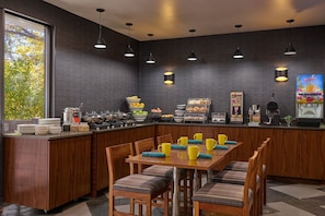 Daily buffet breakfast for a fee
