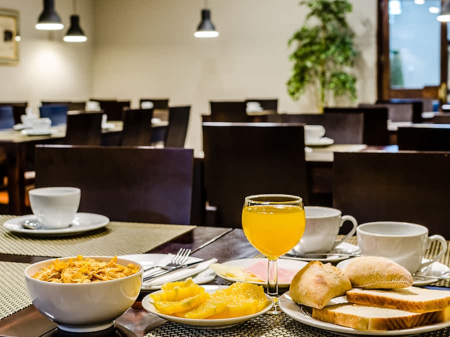 Daily continental breakfast for a fee