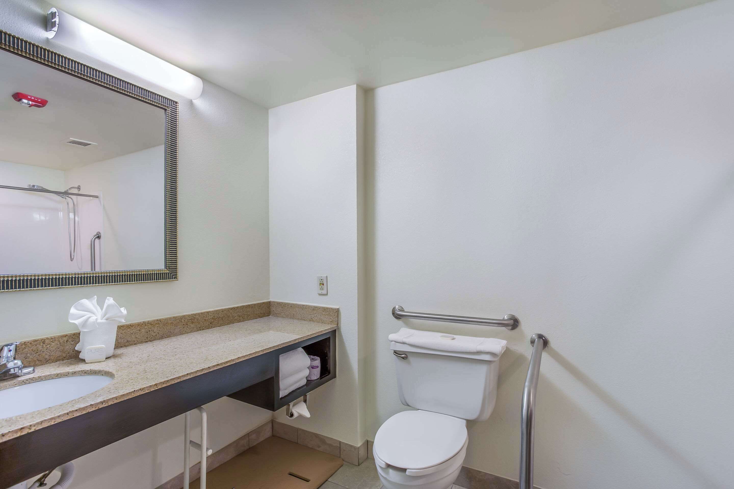 room, 1 queen bed with sofa bed, accessible, non smoking | premium bedding, in-room safe, desk, blackout curtains