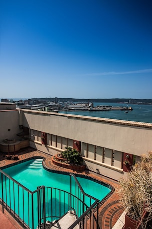 Outdoor pool. The Royal Hotel