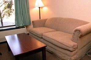 Hypo-allergenic bedding, desk, iron/ironing board