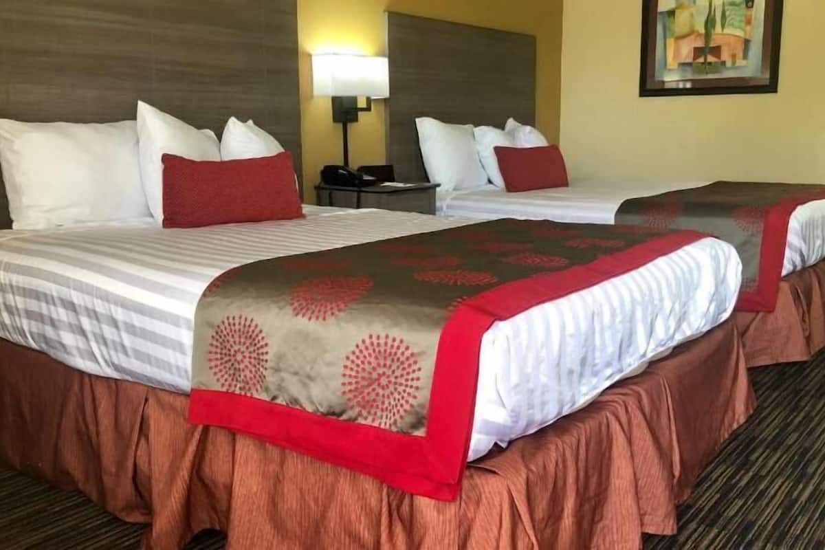 Hypo-allergenic bedding, desk, iron/ironing board