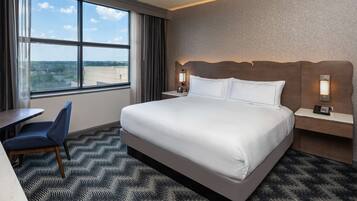 Hypo-allergenic bedding available, pillowtop beds, in-room safe, desk